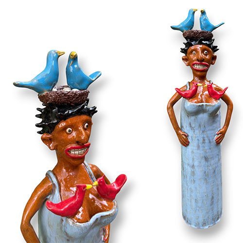 Marvin Bailey 22" Bird Lady Figural DP6176